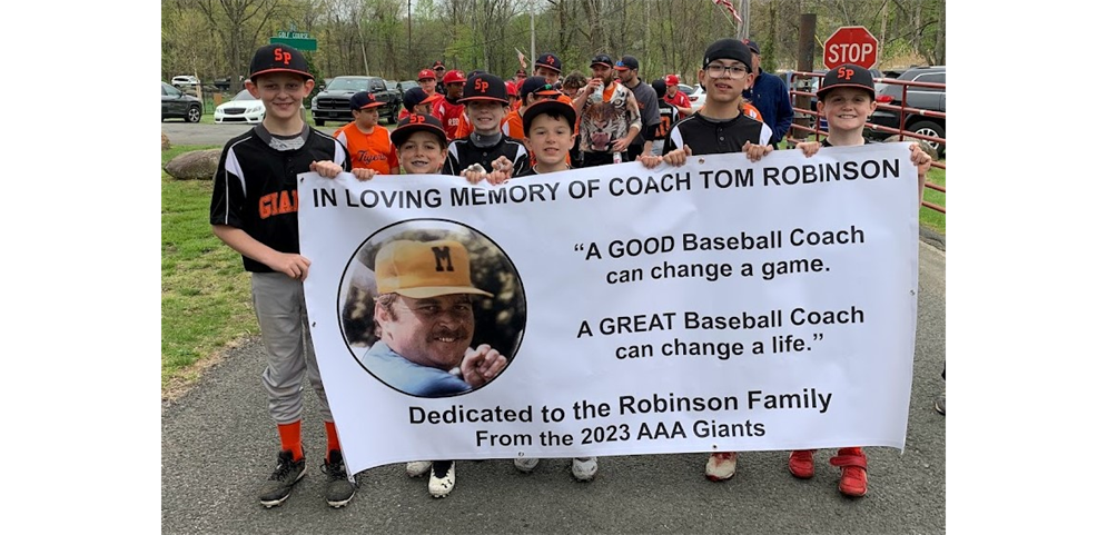 SPLL and the AAA Giants Honor Coach Tom Robinson