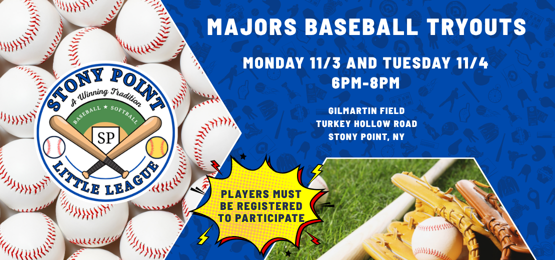 Tryouts for Spring 2026 Majors Baseball